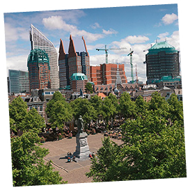See the Main Square whilst in The Hague Touring with a Guide